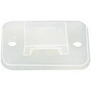 Cable mount Self adhesive Screw fixing halogen free UV proof weather proof Transparent HellermannTyton 151 11319 TY3