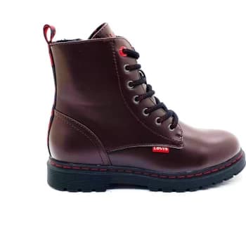 Levis Clover High Top Boot - Burgundy 0013