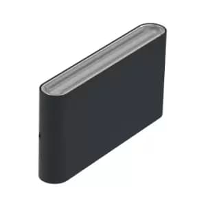 Jens Outdoor Modern Wall Lamp Black, 3000 - 5700K, IP65