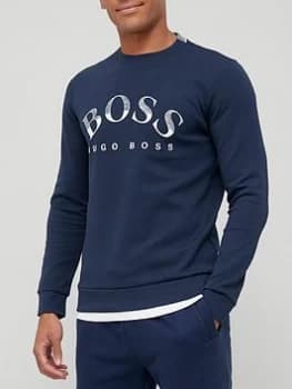 Hugo Boss Athleisure One Story Salbo 1 Sweatshirt Navy Size 2XL Men
