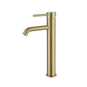 Tall Brass Mono Basin Mixer Tap - Arissa