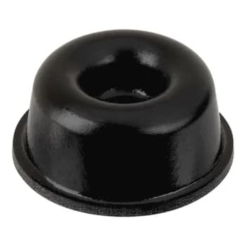 R-TECH 310029 PU Round Protective Feet Ø22.3 x 10.1 - Black - Sheet 72