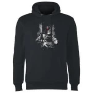 Star Wars Boba Fett Distressed Hoodie - Black