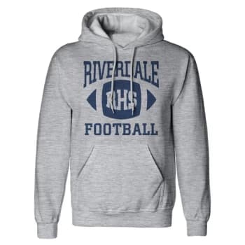 Riverdale - Football Unisex X-Large Pullover Hoodie - Grey