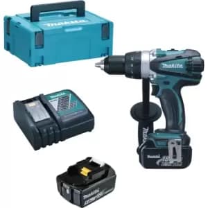 Makita DDF458 18v LXT Cordless Drill Driver 2 x 5ah Li-ion Charger Case