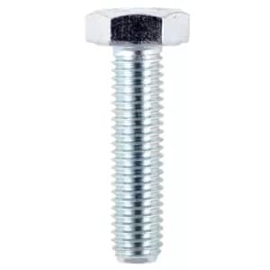 Hexagon High Tensile Set Screw Zinc Plated M10 50mm Pack of 100