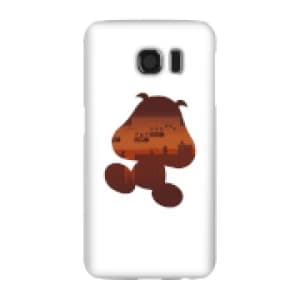 Nintendo Super Mario Goomba Silhouette Phone Case - Samsung S6 - Snap Case - Gloss