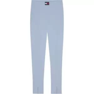 Tommy Jeans Tjw Center Badge Slit Legging - Blue