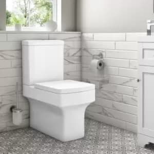 Close Coupled Rimless Toilet with Soft Close Seat - Ashford