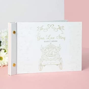 Disney Happily Ever After Wedding Guest Book - Cinderella