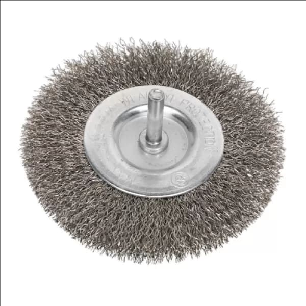 Genuine SEALEY SFBS100 Flat Wire Brush Stainless Steel 100mm with 6mm Shaft