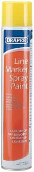 Draper 750ml Yellow Line Marker Spray Paint 41916