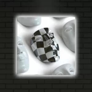 4040DACT-21 Multicolor Decorative LED Lighted Canvas Painting