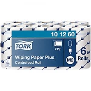 Tork Centrefeed Roll M2 2 Ply White 6 Rolls of 450 Sheets