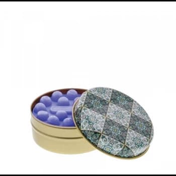 Teal Squares with Lavender Soap