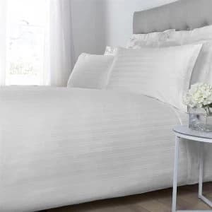Hotel Collection Woven Stripe Oxford Pillowcase Pair - White