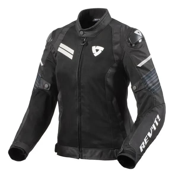 REV'IT! Apex Air H2O Jacket Lady Black White Size 40