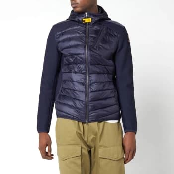 Parajumpers Mens Nolan Hybrid Hooded Jacket - Navy - M