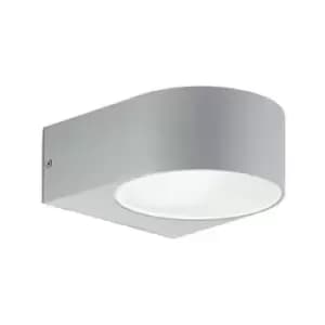 Iko 1 Light Outdoor Up Down Wall Light Grey IP55, E27