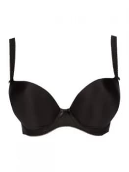 Freya Deco Moulded Plunge Bra Black