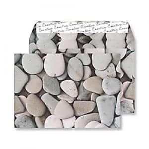 Creative Senses Natural Finish Coloured Envelopes C5 Peel & Seal 162 x 229mm Plain 135 gsm Purbeck Pebbles Pack of 125