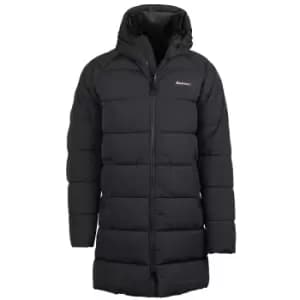 Barbour Mens Farn Baffle Quilted Coat Black Medium