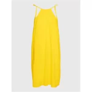 Tommy Hilfiger Cover Up Dress Slvls - Yellow