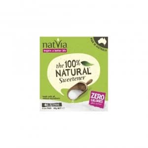 Natvia Sweetener Sticks 40s x 4