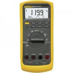 Fluke 83V/EUR Handheld multimeter Digital CAT III 1000 V, CAT IV 600 V Display (counts): 6000