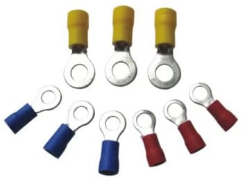 Wiring Connectors - Blue - Ring - 5mm - Pack of 25 PWN777 WOT-NOTS