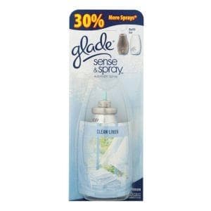 Glade Sense and Spray Clean Linen Air Freshener Refill 18ml