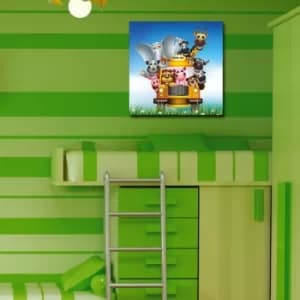 4545CO-11 Multicolor Decorative Canvas Painting