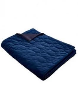 Tess Daly Geometric Midnight Velvet Throw