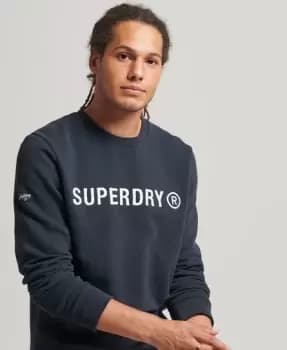 Superdry Corporation Logo Work Crew Sweatshirt