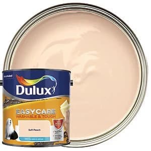 Dulux Easycare Washable & Tough Soft Peach Matt Emulsion Paint 2.5L