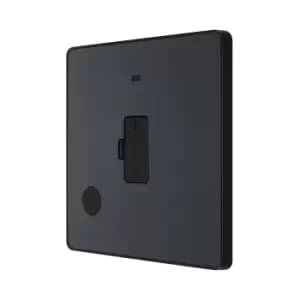 BG Evolve Matt Grey Unswitched 13A Fused Connection Unit With Power LED Indicator And Flex Outlet - PCDMG54B
