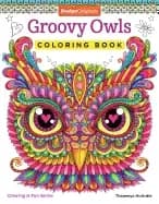 groovy owls coloring book 32 adorable art activities with quiet stoic wise