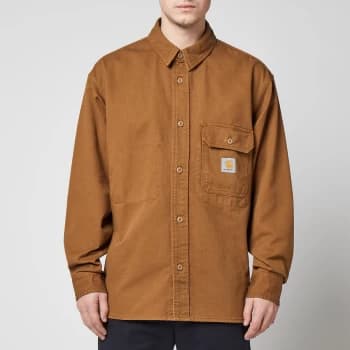 Carhartt WIP Mens Reno Shirt Jacket - Tawny Garment Dyed - XL