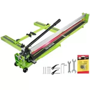 VEVOR Tile Cutter 900MM Manual Green Tile Score Cutter, with Tungsten Carbide Scoring Wheel, Professional Vinyl Plank Cutter, Adjustable Laser Guide