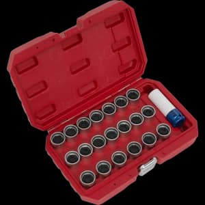Sealey 21 Piece Locking Wheel Nut Key Set for Audi