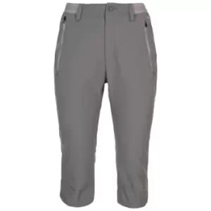 Trespass Womens/Ladies Grateful 3/4 Shorts (L) (Storm Grey)