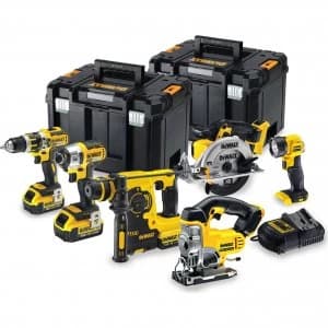 DEWALT DCK699M3T 18v XR Cordless 6 Piece Power Tool Kit 3 x 4ah Li-ion Charger Case