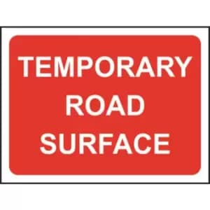 600 X 450MM Temporary Sign & Frame - Temporary Road Surface