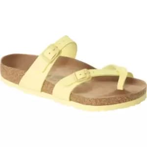 Birkenstock Womens Mayari Vegan Birko-Flor Nubuck Sandal Popcorn UK5 (EU38)