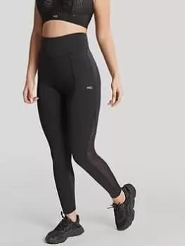 Panache Sports Leggings - Black, Size 12, Women