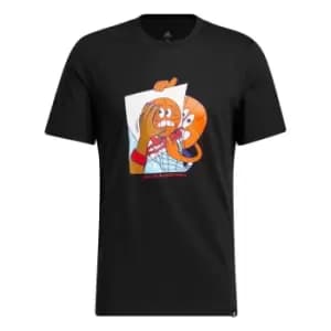 Adidas Performance Posterize T-Shirt, Black, Male, T-Shirts, HK6722