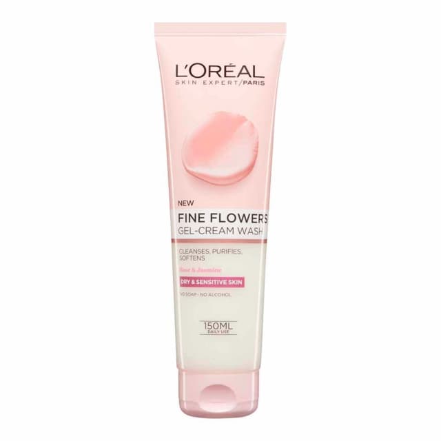 LOreal Paris Fine Flowers Gel-Cream Wash Sensitive 150ml