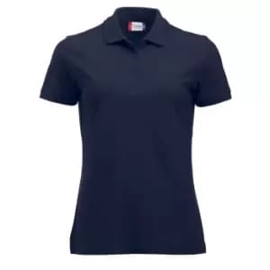 Clique Womens/Ladies Manhattan Polo Shirt (S) (Dark Navy)
