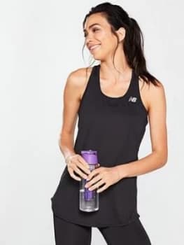 New Balance Accelerate Tank Black Size L Women