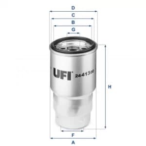 24.413.00 UFI Fuel Filter